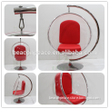 Acrylic bubble chair with stainless steel stand